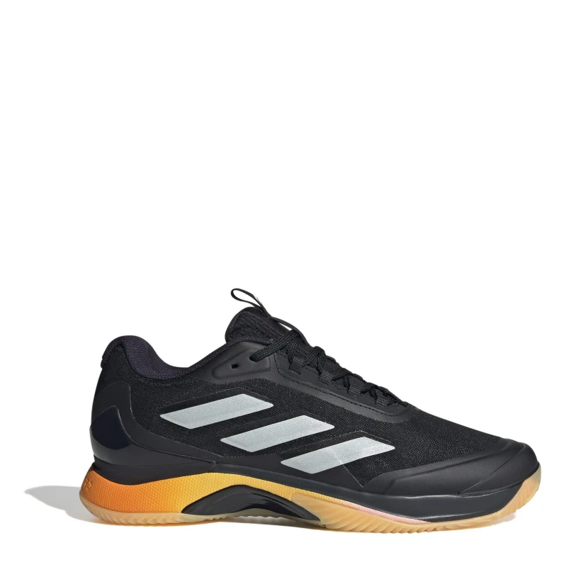 Image of adidas Avacourt 2 Clay Tennis Shoes Womens Blk/Metal/Spark female 3.5 (36)