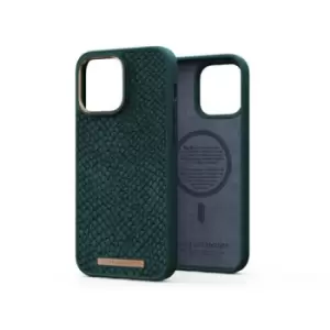 Image of Njord byELEMENTS Salmon Leather Magsafe Case for Apple iPhone 14 Pro Max Green NA44SL02
