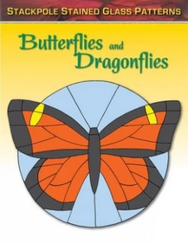 Image of Stained Glass Patterns. Butterflies and Dragonflies by Sandy Allison Paperback