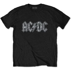 Image of AC/DC - Logo Mens Medium T-Shirt - Black