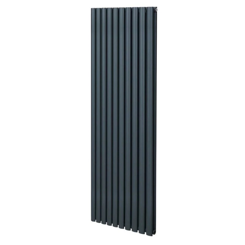 Image of Monstershop Oval Radiator - 1800 x 600mm - Anthracite Grey