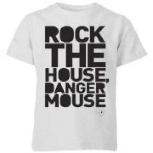 Image of Danger Mouse Rock The House Kids T-Shirt - Grey - 9-10 Years