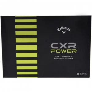 Image of Callaway CXR Power Golf Balls 12 Pack - White