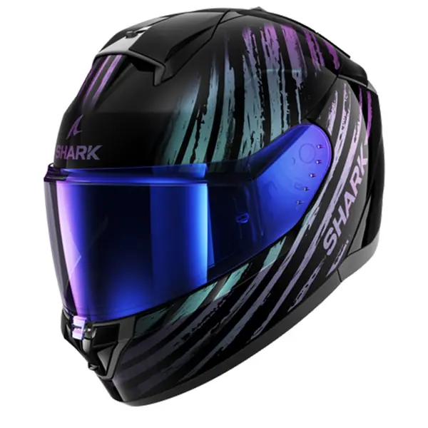Image of Shark Ridill 2 Assya Black Glitter Black KXK Full Face Helmet Size XL