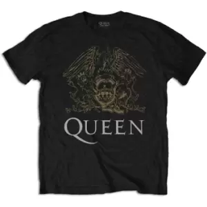 Image of Queen - Crest Unisex XX-Large T-Shirt - Black