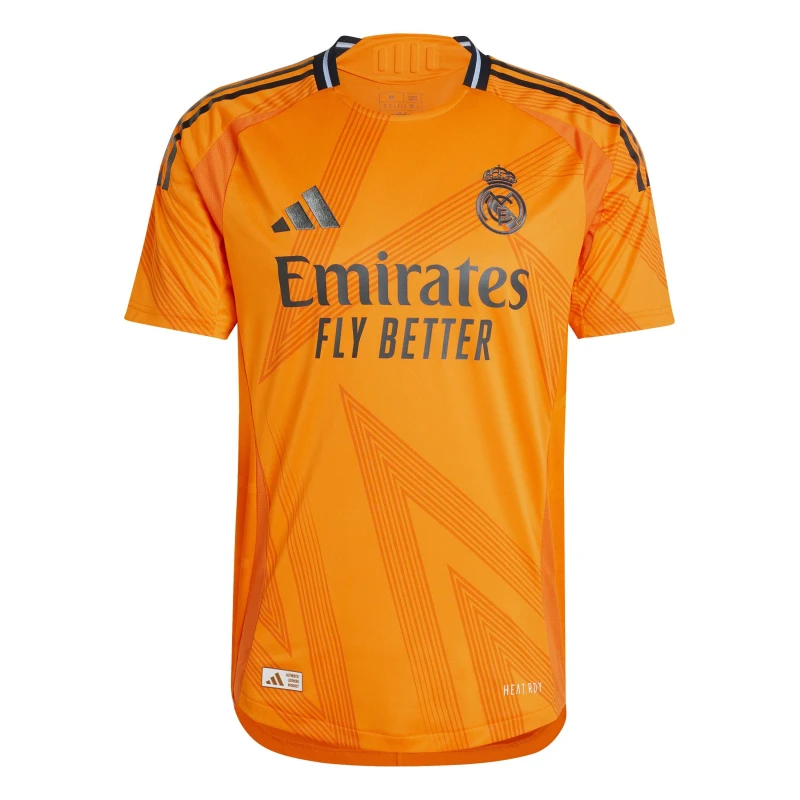 Image of adidas Real Madrid Authentic Away Shirt 2024 2025 Adults Orange male S