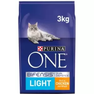 Image of Purina One Light Chicken and Wheat Cat Food 3kg