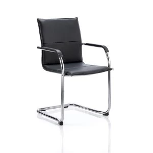 Image of Sonix Echo Leather Chair Black