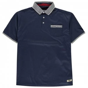 Image of D555 George Polo Shirt Mens - Navy Marl