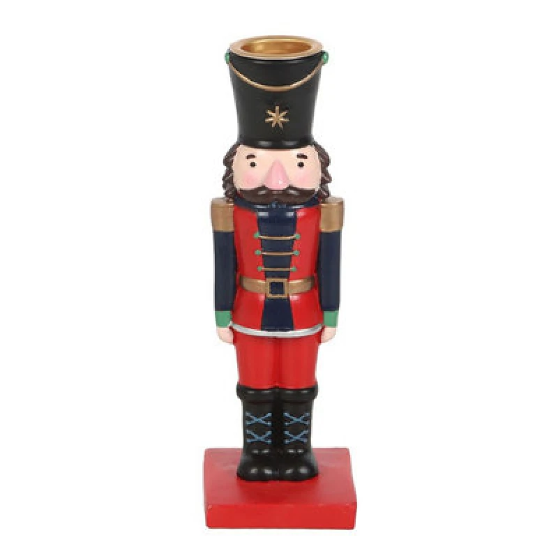 Image of Something Different Something Different Nutcracker Candle Holder Multi One Size Unisex 5063806402503