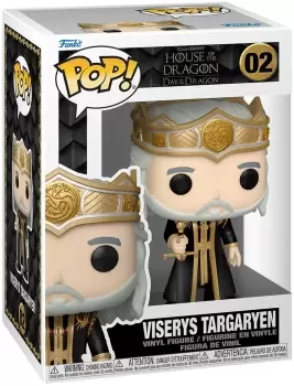 Image of Game of Thrones House Of The Dragon - Viserys Targaryen Vinyl Figur 02 Funko Pop! multicolor