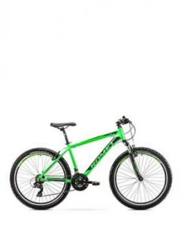 Image of Romet Rambler R6.1 Alloy Hardtail Mountain Bike 14 Frame Black/Green
