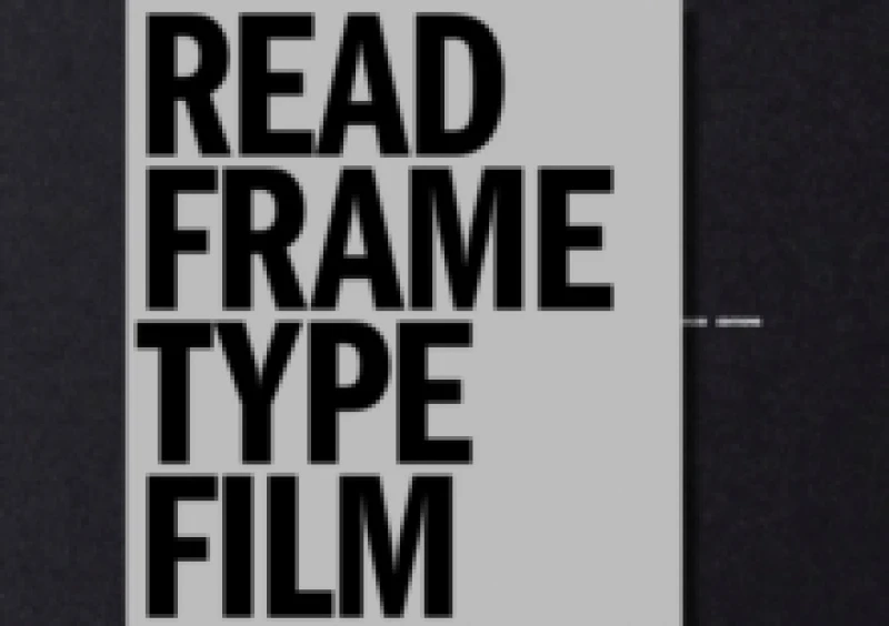 Image of Read Frame Type Film : Or, Written on the Screen Hardback
