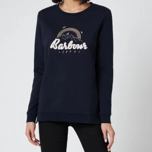 Image of Barbour Womens Seagrass Overlayer - Navy - UK 8