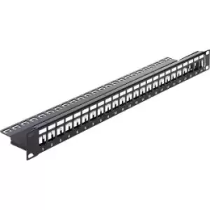 Image of Delock 43277 24 ports Network patch panel Unequipped 1 U