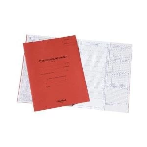 Image of Guildhall 70gsm Attendance Register 326 x 205mm E100Z