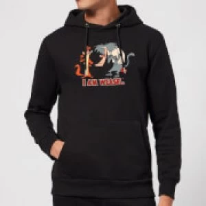 Image of I Am Weasel Characters Hoodie - Black - S