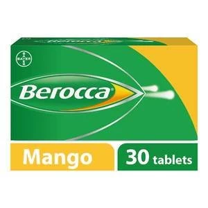 Image of Berocca Mango Energy Vitamin 30 Tablets