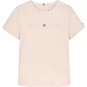 Image of Tommy Hilfiger Junior Girls Essential T-Shirt - Beige