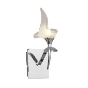Image of Viena Wall Lamp Switched 1 Light G9, Polished Chrome