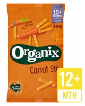 Image of Organix Crunchy Carrot Sticks Multipack 7m+ - (18gx4)