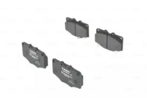 Image of Bosch 0986468520 BP724 Brake Pad Set Disc Brake Front Axle