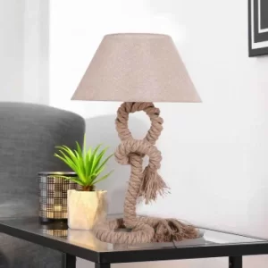 Image of Nautical Twisted Rope Lamp, none