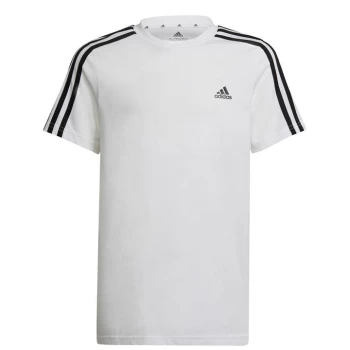 Image of adidas Stripe Essentials T-Shirt Junior - White