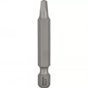 Image of Bosch Square Extra Hard Screwdriver Bit R2 Square 50mm Pack of 3