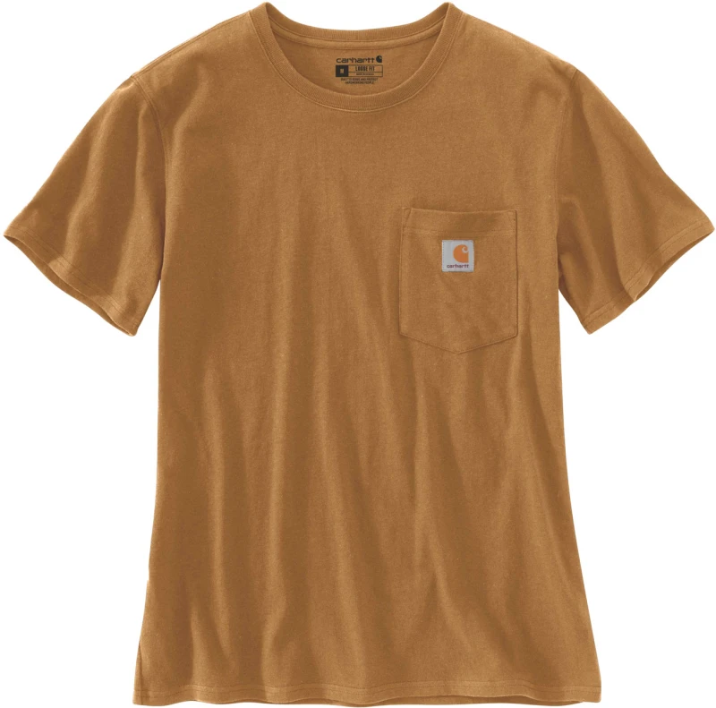 Image of Carhartt Workwear Pocket, t-shirt women , color: Brown (211) , size: M