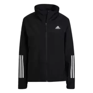 Image of adidas BSC 3-Stripes RAIN.RDY Jacket Womens - Black