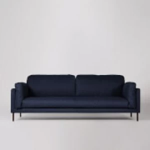 Image of Swoon Munich House Weave 3 Seater Sofa - 3 Seater - Navy