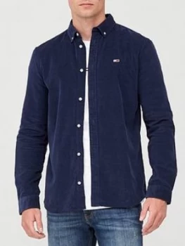Image of Tommy Jeans Tjm Corduroy Shirt - Navy