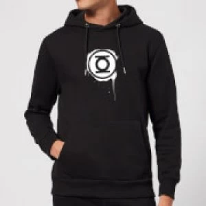 Image of Justice League Graffiti Green Lantern Hoodie Black