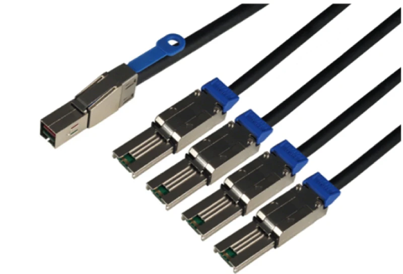 Image of Overland-Tandberg O-T 2M external fanout cable - mini-SAS HD (SFF-8644