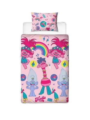 Image of DreamWorks Trolls World Tour Concert Single Duvet Cover