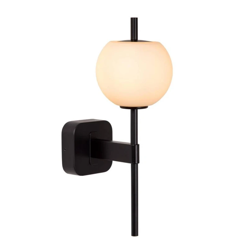 Image of Netlighting Elda Wall light Bathroom 1xG9 IP44 Black Unisex