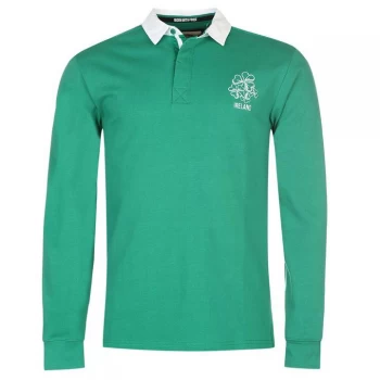 Image of Rugby World Cup Long Sleeve Jersey Mens - Ireland