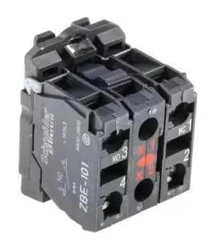 Image of Schneider Electric, Harmony XB5 Illuminated Red Round Push Button, NO/NC, 22mm Momentary Screw