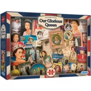 Image of Gibsons - Our Glorious Queen 500 XL Piece Jigsaw Puzzle