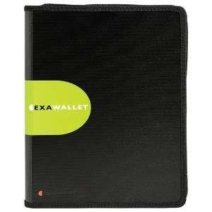 Image of Exacompta Exactive ExaWallet Conference Folder with Calculator Black