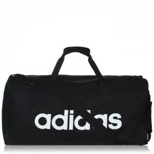 Image of adidas Essentials Linear Duffel Bag L - Black/White