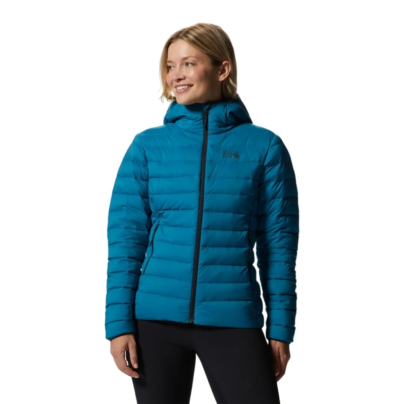 Image of Womens Mountain Hardwear Deloro Puffer Bleu Female XS