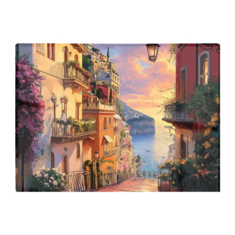 Image of Warren Reed Designer Sunset Walk In Sorrento Chopping Board