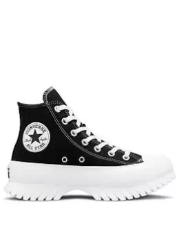 Image of Converse Chuck Taylor All Star Lugged Hi-Tops - Black/White, Size 7, Women