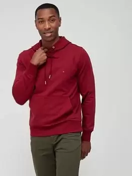 Image of Tommy Hilfiger 1985 Logo Overhead Hoodie - Rouge, Rouge Size M Men