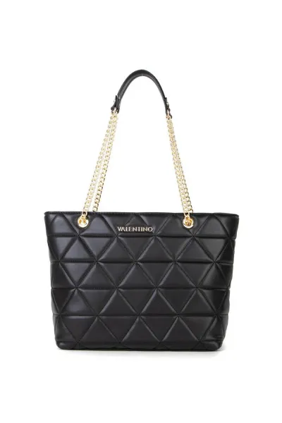 Image of Carnaby Quilt Tote Black