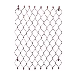 Image of Ivyline Outdoor Honeycomb Trellis Bronze H84cm W62cm