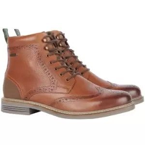 Image of Barbour Mens Seaton Brogue Boots Almond UK 7