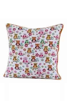 Image of Cotton Owls Cushion Cover